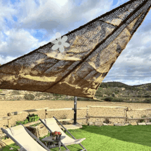 Vela Sombreo Fibra de Coco Toldo Triangular