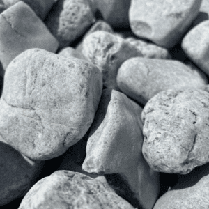 Piedra mármol Canto rodado Gris Nevado - saco 20 kg, 60/90 mm