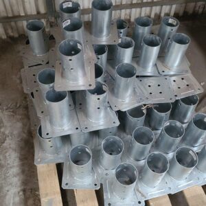 Fijaciones para poste redondeado