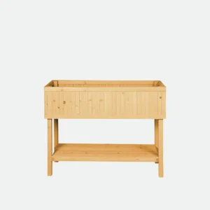 Jardinera alzada natural Madera Abeto Urban garden wood