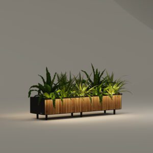 Pack 2 Patas metálicas para jardineras Deco Planter Herstera