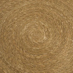 Alfombra Redonda Gamo de Mimbre Natural