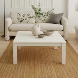 Alfombra Rectangular Gamo de Mimbre Natural