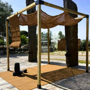 Pérgola de Madera de Pino Tratada para Exterior 3x3x3 m