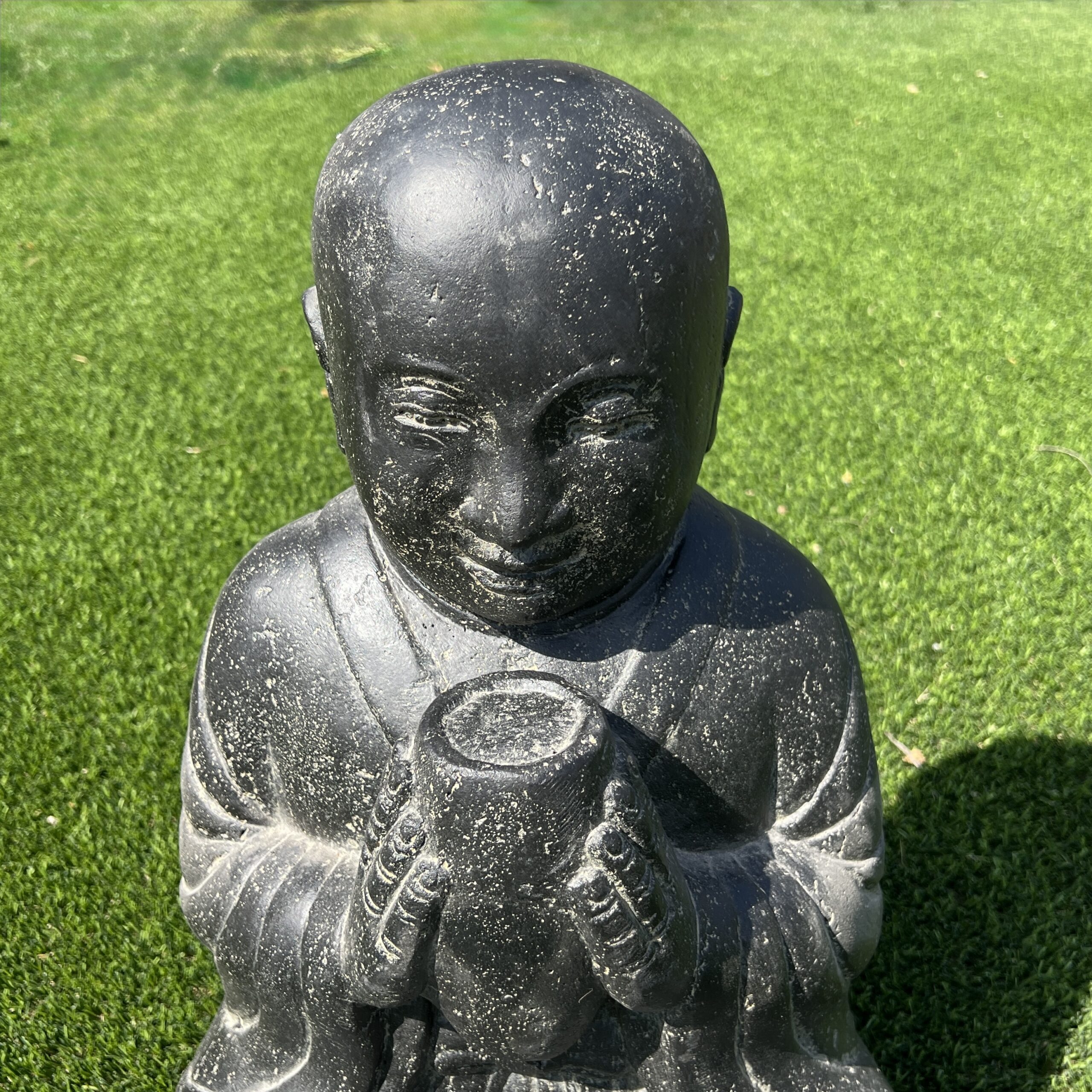 Figura de Monje Sentado de Hormigón 60 cm