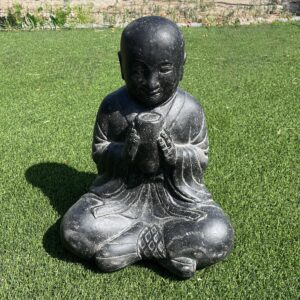 Figura de Monje Sentado de Hormigón 60 cm