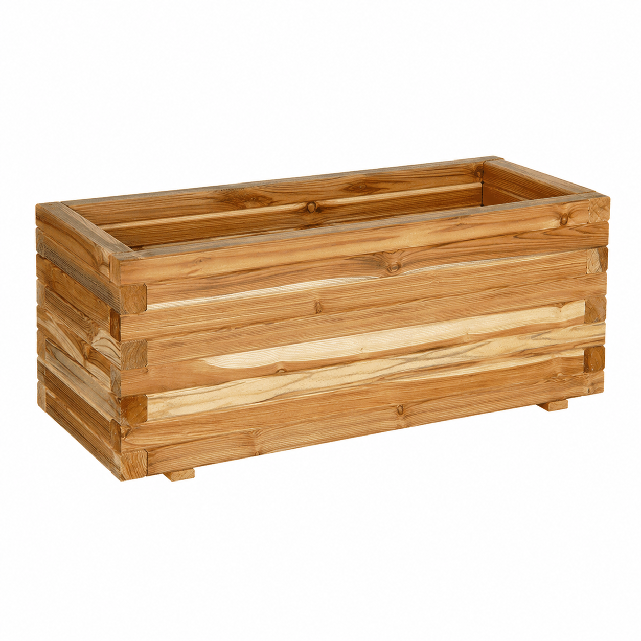 Jardinera de Madera de Pino Tratada en Autoclave para Exterior – Macetero para Jardín, Terraza y Separar Espacios