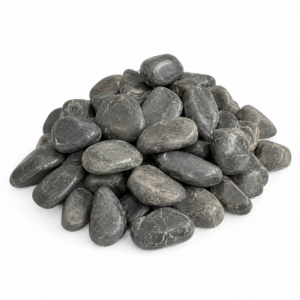 Piedra Bolo Negro Pulido saco 20 kg
